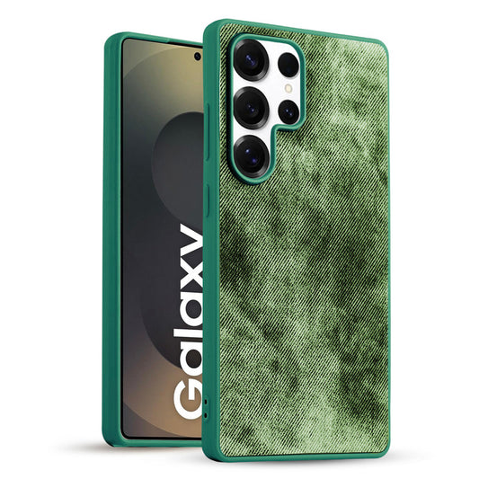 Classic Denim Finish Back Case for Samsung S25 Ultra 5G with Raised Camera Edges & Micro-Fiber Lining