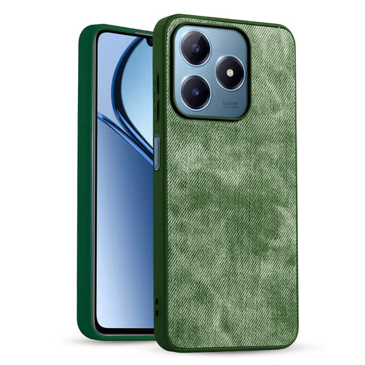 Classic Denim Finish Back Case for Realme C63