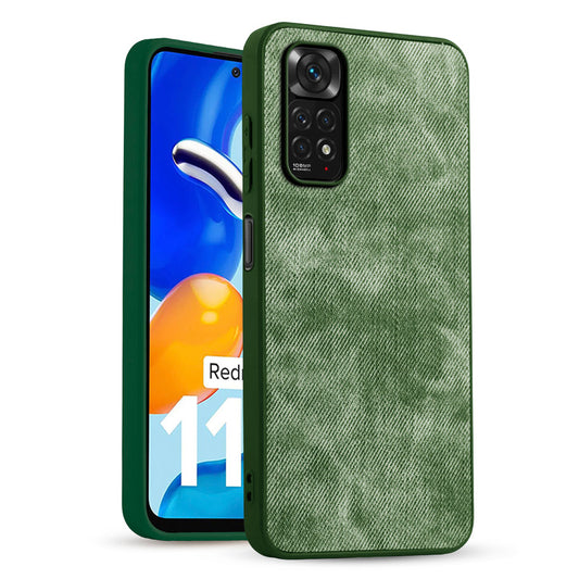 Classic Denim Finish Back Case for Redmi Note 11s