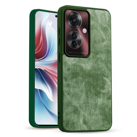 Classic Denim Finish Back Case for Oppo F25 Pro 5G