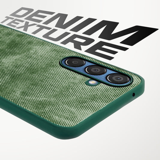 Classic Denim Finish Back Case for Samsung M15 5G