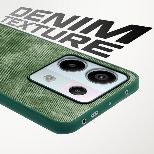 Classic Denim Finish Back Case for Redmi Note 13 Pro 5G