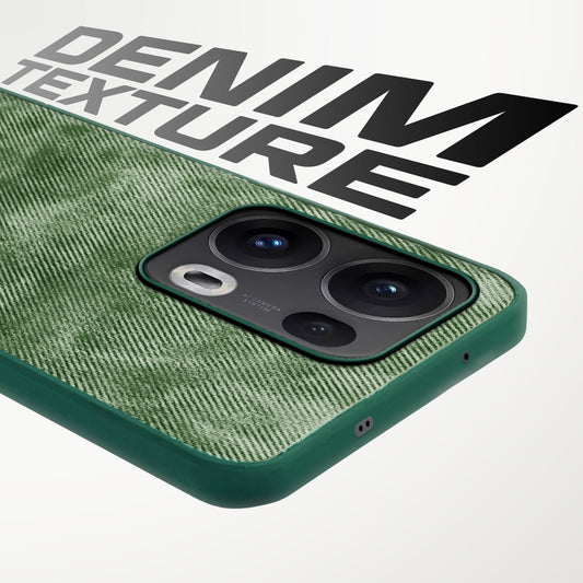 Classic Denim Finish Back Case for Oppo Reno 13 Pro 5G