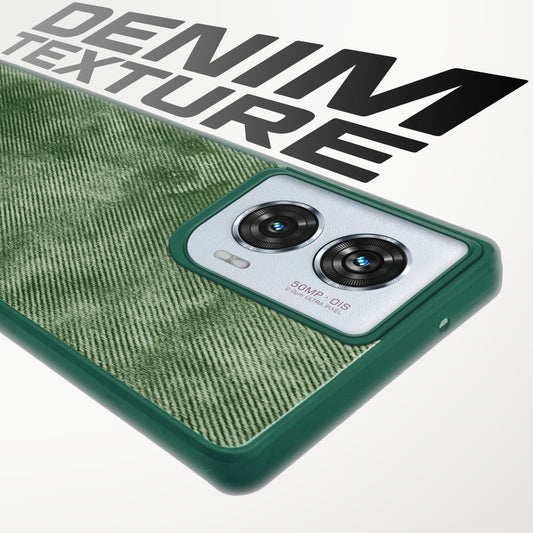 Classic Denim Finish Back Case for Motorola Moto Edge 50 Fusion 5G