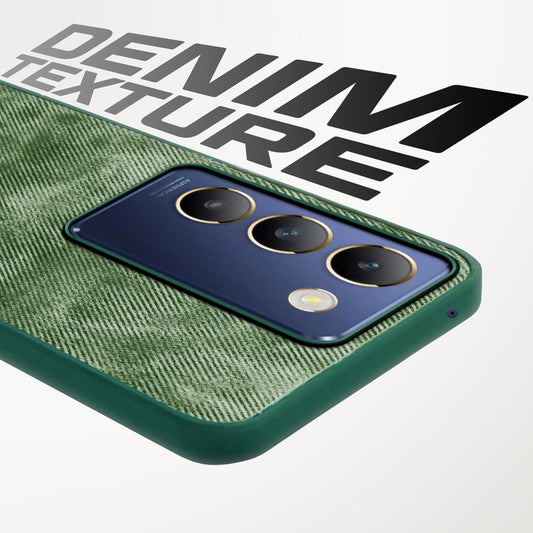 Classic Denim Finish Back Case for Vivo Y200e 5G