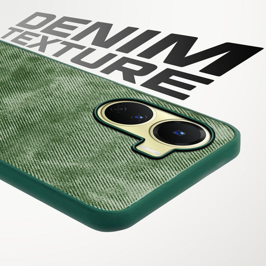 Classic Denim Finish Back Case for Vivo Y16