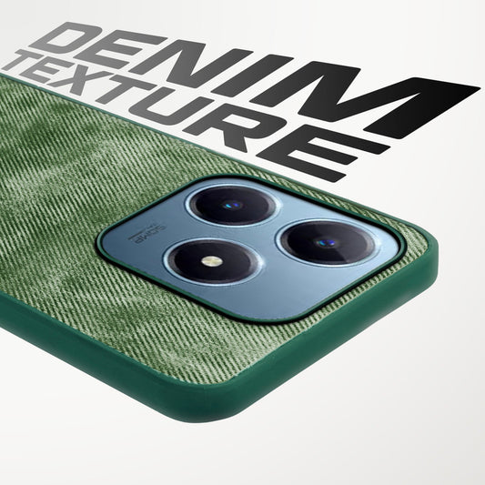 Classic Denim Finish Back Case for Realme C63