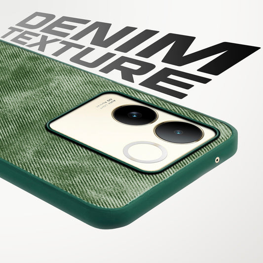 Classic Denim Finish Back Case for Vivo T2 Pro 5G