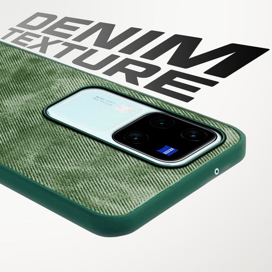 Classic Denim Finish Back Case for Vivo V30 Pro 5G