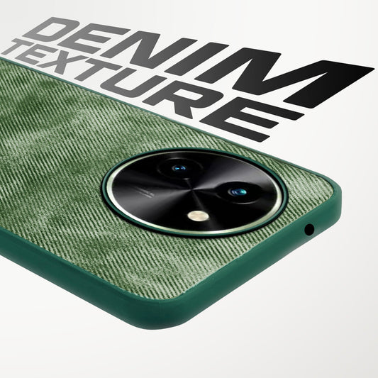 Classic Denim Finish Back Case for Vivo T3x 5G