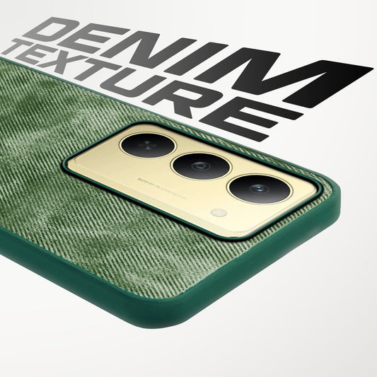 Classic Denim Finish Back Case for Realme 14x 5G