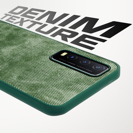 Classic Denim Finish Back Case for Vivo Y20