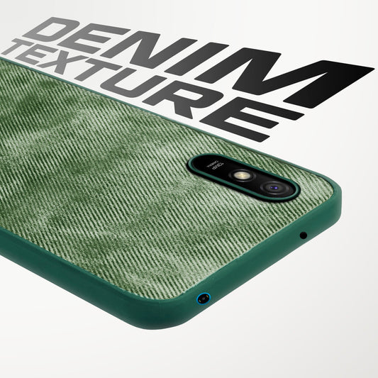 Classic Denim Finish Back Case for Redmi 9A