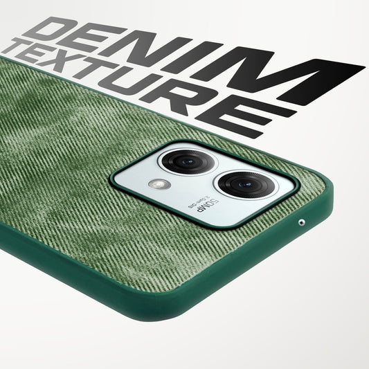 Classic Denim Finish Back Case for Motorola Moto G84 5G with Raised Camera Edges & Micro-Fiber Lining
