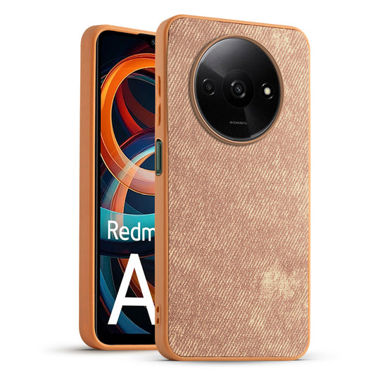 Classic Denim Finish Back Case for Redmi A3 2024