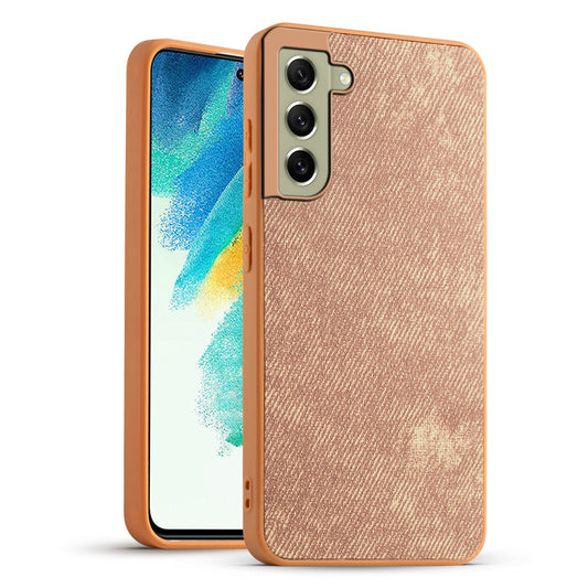 Classic Denim Finish Back Case for Samsung S21 FE 5G with Raised Camera Edges & Micro-Fiber Lining