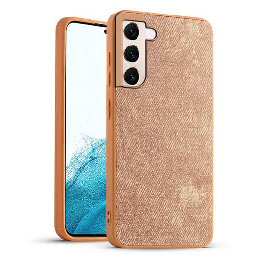 Classic Denim Finish Back Case for Samsung S22 5G with Raised Camera Edges & Micro-Fiber Lining