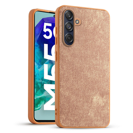 Classic Denim Finish Back Case for Samsung M55 5G