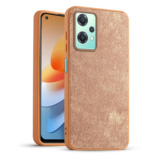 Classic Denim Finish Back Case for OnePlus Nord CE 2 Lite 5G with Raised Camera Edges & Micro-Fiber Lining
