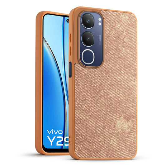 Classic Denim Finish Back Case for Vivo Y29 5G