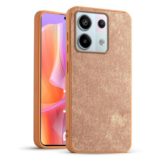 Classic Denim Finish Back Case for Redmi Note 13 Pro 5G with Raised Camera Edges & Micro-Fiber Lining