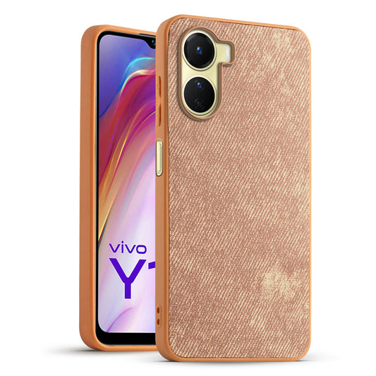 Classic Denim Finish Back Case for Vivo Y16