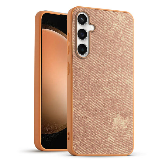 Classic Denim Finish Back Case for Samsung S23 FE 5G with Raised Camera Edges & Micro-Fiber Lining