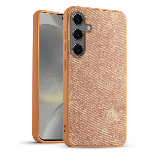 Classic Denim Finish Back Case for Samsung S24 5G with Raised Camera Edges & Micro-Fiber Lining
