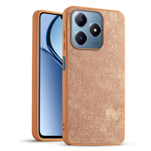 Classic Denim Finish Back Case for Realme C63