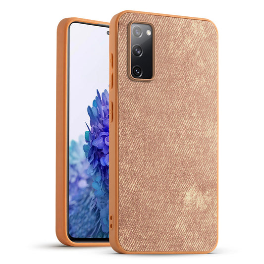 Classic Denim Finish Back Case for Samsung S20 FE 5G with Raised Camera Edges & Micro-Fiber Lining