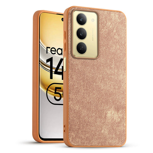 Classic Denim Finish Back Case for Realme 14x 5G