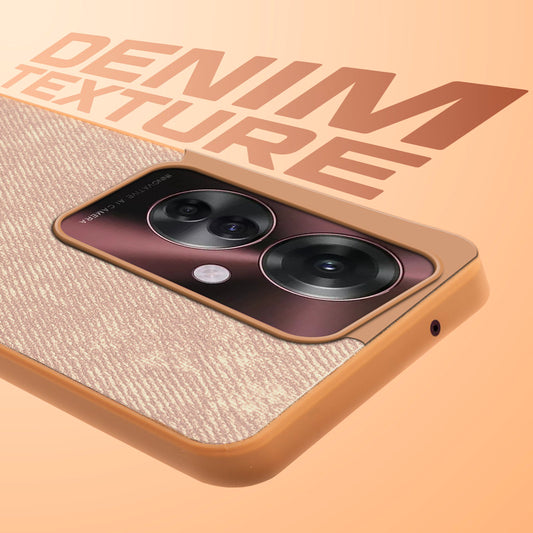 Classic Denim Finish Back Case for Oppo F25 Pro 5G