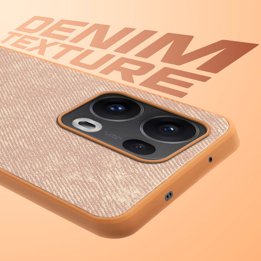 Classic Denim Finish Back Case for Oppo Reno 13 Pro 5G