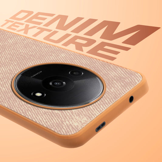 Classic Denim Finish Back Case for Redmi A3 2024