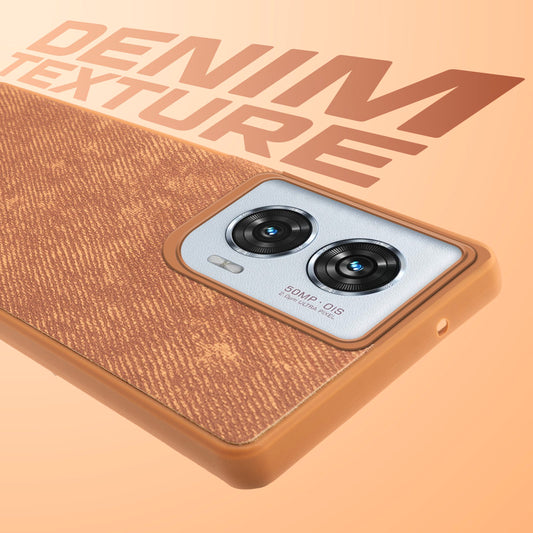 Classic Denim Finish Back Case for Motorola Moto Edge 50 Fusion 5G