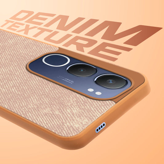 Classic Denim Finish Back Case for Vivo Y29 5G