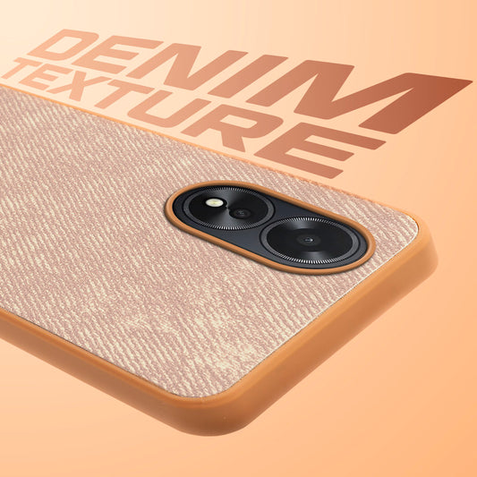 Classic Denim Finish Back Case for Oppo A18