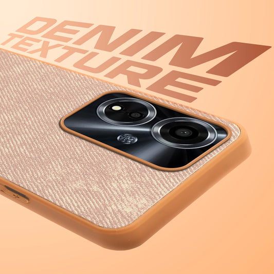 Classic Denim Finish Back Case for Oppo A59 5G
