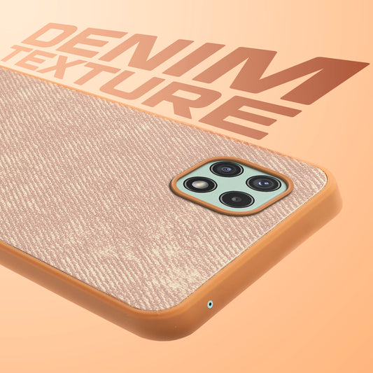 Classic Denim Finish Back Case for Samsung A22 5G