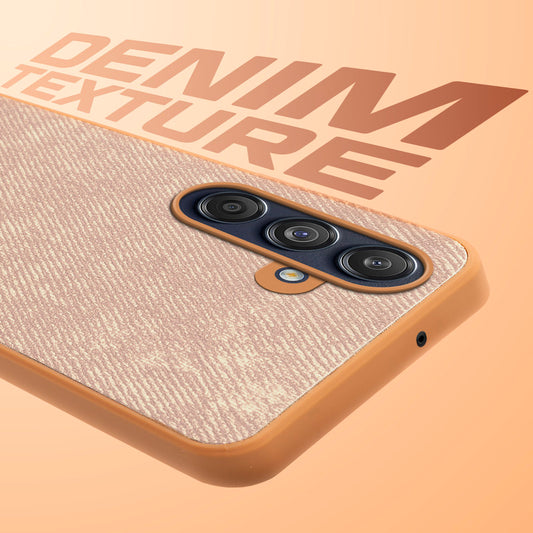 Classic Denim Finish Back Case for Samsung M55 5G