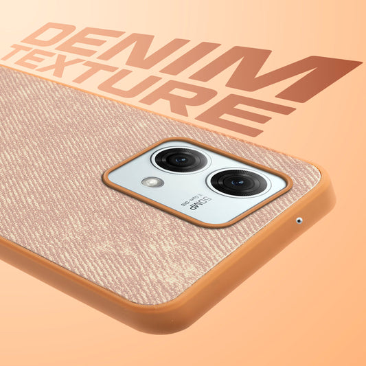 Classic Denim Finish Back Case for Motorola Moto G84 5G with Raised Camera Edges & Micro-Fiber Lining