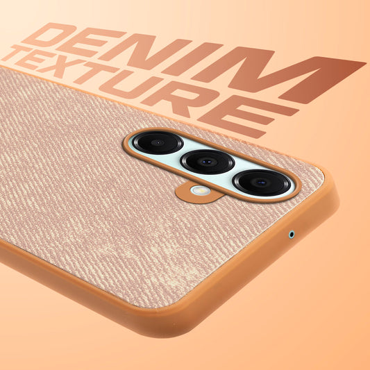 Classic Denim Finish Back Case for Samsung A16 5G with Raised Camera Edges & Micro-Fiber Lining