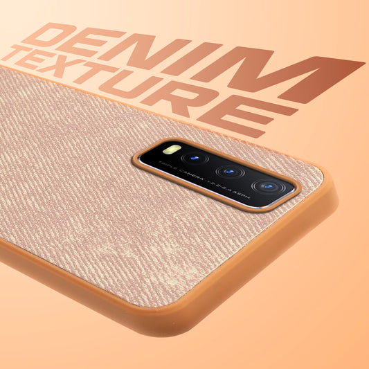 Classic Denim Finish Back Case for Vivo Y20