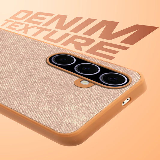 Classic Denim Finish Back Case for Samsung A56 5G with Raised Camera Edges & Micro-Fiber Lining