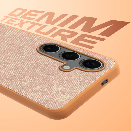 Classic Denim Finish Back Case for Samsung S24 5G with Raised Camera Edges & Micro-Fiber Lining