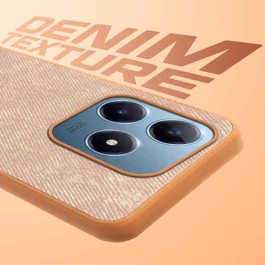 Classic Denim Finish Back Case for Realme C63
