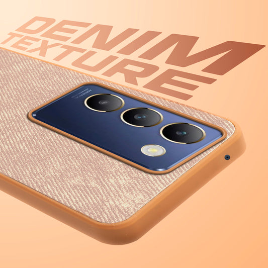 Classic Denim Finish Back Case for Vivo Y200e 5G