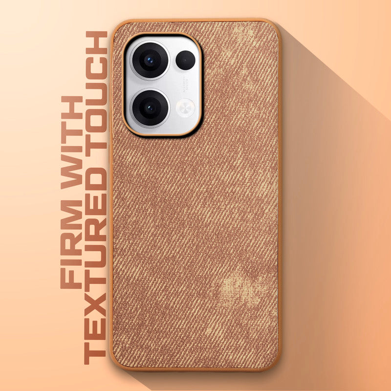Denim Jeans Cloth Back Cover Case for Oppo Reno 13 5G