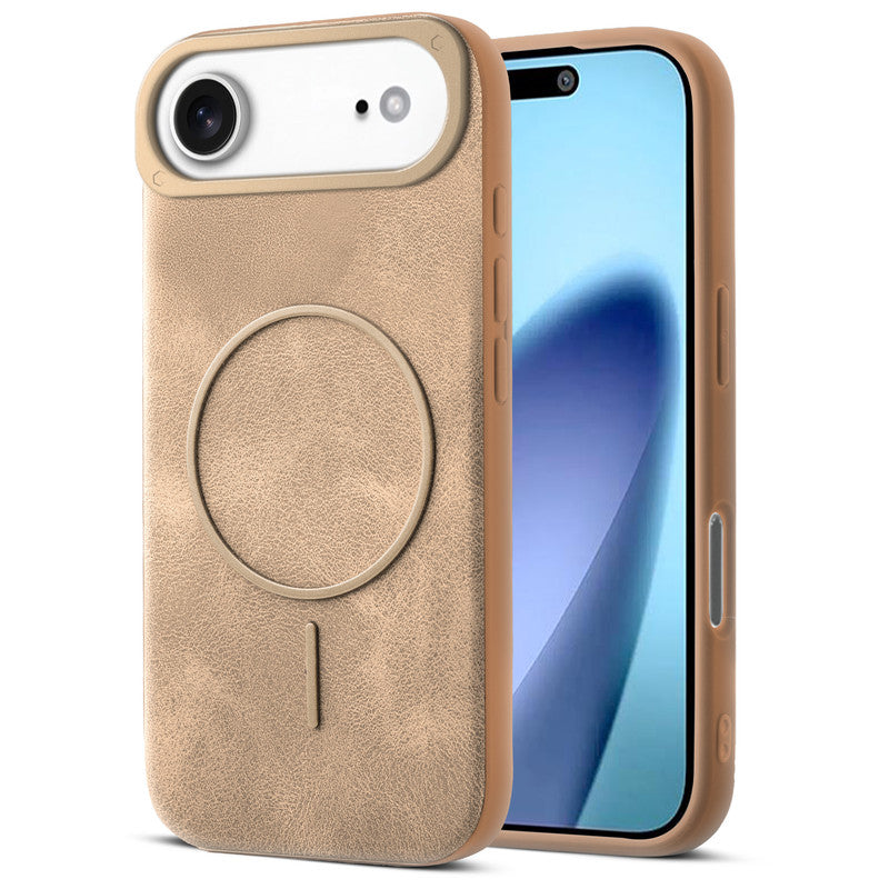 Elite PU Leather Wireless Charging Support Case for Apple iPhone 17 Air