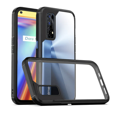 Silicone Border Transparent Back Cover for Realme Narzo 20 Pro